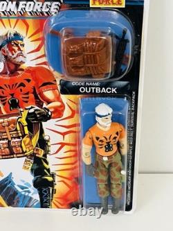 1990 Hasbro Uk Action Force G. I. Joe Tiger Force Carded Action Figure Outback