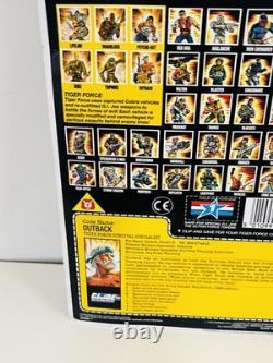 1990 Hasbro Uk Action Force G. I. Joe Tiger Force Carded Action Figure Outback