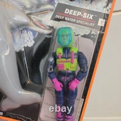 1991 Hasbro GI Joe Eco Warriors Deep Six Figure & Dolphin Carded MOC Korean