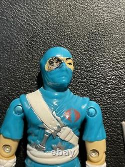 1992 GI JOE COBRA NINJA VIPER Mail Away eyepatch tight joints with swords