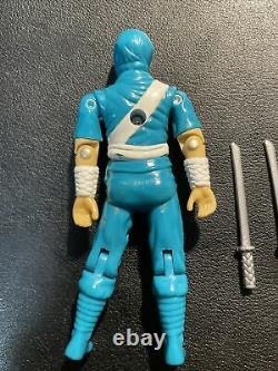 1992 GI JOE COBRA NINJA VIPER Mail Away eyepatch tight joints with swords