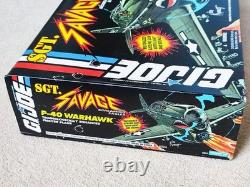 1994 Hasbro Gi Joe Sgt Savage P-40 Warhawk Plane Misb Factory Sealed & Rare