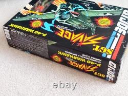 1994 Hasbro Gi Joe Sgt Savage P-40 Warhawk Plane Misb Factory Sealed & Rare