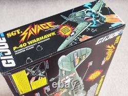 1994 Hasbro Gi Joe Sgt Savage P-40 Warhawk Plane Misb Factory Sealed & Rare
