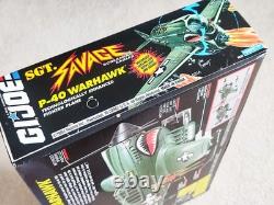 1994 Hasbro Gi Joe Sgt Savage P-40 Warhawk Plane Misb Factory Sealed & Rare