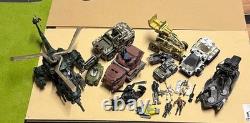2002 GI Joe Vehicles incl Night Attack Helicopter with Sounds