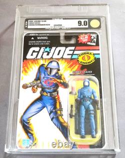 2008 Hasbro Gi Joe Comic Series Cobra Commander V31 Afa Graded 9.0