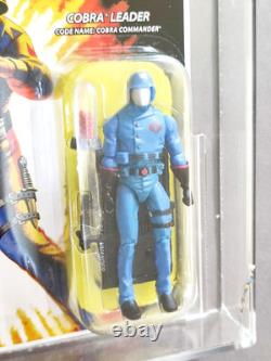 2008 Hasbro Gi Joe Comic Series Cobra Commander V31 Afa Graded 9.0
