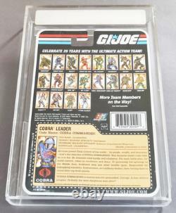 2008 Hasbro Gi Joe Comic Series Cobra Commander V31 Afa Graded 9.0