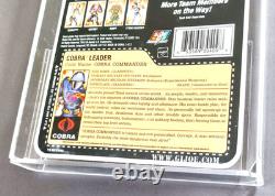 2008 Hasbro Gi Joe Comic Series Cobra Commander V31 Afa Graded 9.0
