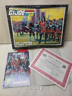 2009 GI Joe Convention Exclusive Crimson Strike Team JoeCon COMPLETE NEW IN BOX