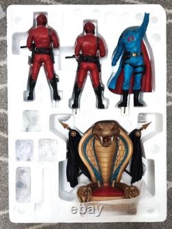 2011 Sideshow Collectibles Ltd Edt Statue Gi Joe Cobra Commander Diorama 145/500