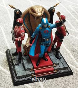 2011 Sideshow Collectibles Ltd Edt Statue Gi Joe Cobra Commander Diorama 145/500