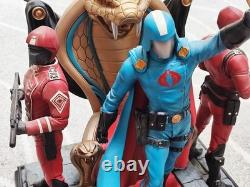 2011 Sideshow Collectibles Ltd Edt Statue Gi Joe Cobra Commander Diorama 145/500