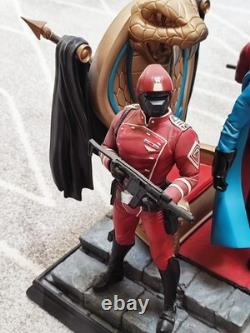 2011 Sideshow Collectibles Ltd Edt Statue Gi Joe Cobra Commander Diorama 145/500