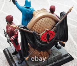 2011 Sideshow Collectibles Ltd Edt Statue Gi Joe Cobra Commander Diorama 145/500