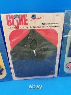 3 x Vintage Action Man GI Joe Carded Accessories packs pilot Soldier sailor