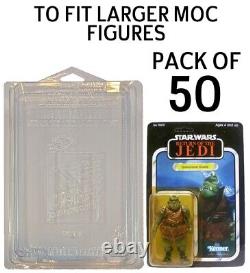 50 x Action Figure Case New & Vintage Star Wars or GI Joe Carded Figures AFTSW