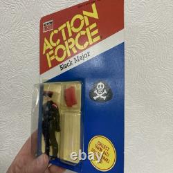 ACTION FORCE G I JOE Vintage Man Palitoy Enemy Black Major Figure MOC rare