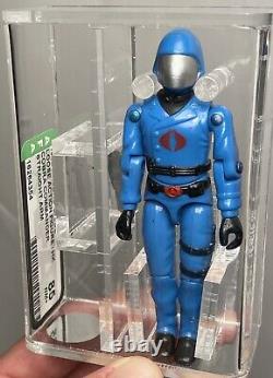 AFA 85 Loose G I JOE 1982 Cobra Commander Straight Arm HK Case Fresh NM+ Rare