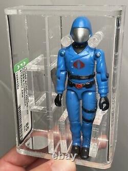 AFA 85 Loose G I JOE 1982 Cobra Commander Straight Arm HK Case Fresh NM+ Rare