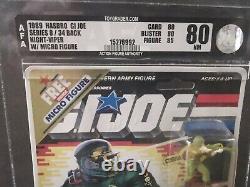 AFA Gi Joe 1989 Cobra Night Viper Hasbro AFA80NM C80 B80 F85 UKG