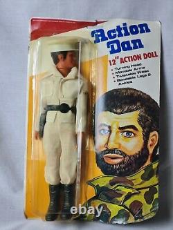 Action Dan No. 15 12 inch Action Doll like Gi Joe Action Man Figure Vintage