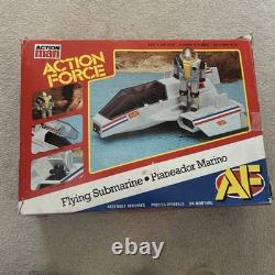 Action Force Flying Submarine with box and insert by Palitoy GI Joe deep six