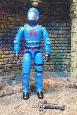 Action Force/G. I. JOE Cobra Commander Swivel Arm figure 1983 by Hasbro with Laser