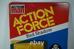 Action Force G I JOE PALITOY Enemy RED SHADOW UK Card MOC NEW