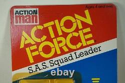 Action Force G I JOE PALITOY SAS Squad Leader UK Card MOC NEW