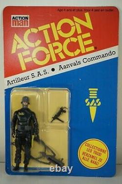 Action Force G I JOE Palitoy Artilleur S. A. S Attack Trooper Commando Vintage MOC