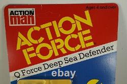 Action Force G I JOE Q-Force Deep Sea Defender Diver Excellent Palitoy MOC