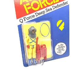 Action Force G I JOE Q-Force Deep Sea Defender Diver Figure Vintage Palitoy MOC
