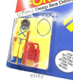 Action Force G I JOE Q-Force Deep Sea Defender Diver Figure Vintage Palitoy MOC