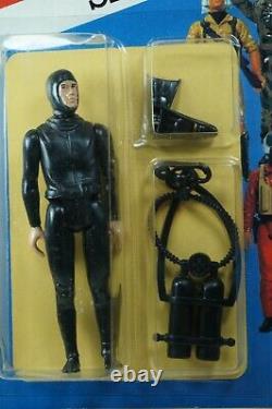 Action Force G I JOE SAS Frogman Figure Vintage Palitoy 12 back MOC NEW