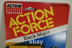 Action Force G I JOE Vintage 1983 Palitoy Enemy Black Major Figure MOC Action Force G I JOE Vintage 1983 Palitoy Enemy Black Major Figure MOC