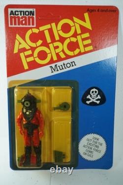 Action Force G I JOE Vintage 1983 Palitoy Enemy Muton Alien Figure Unpunched MOC