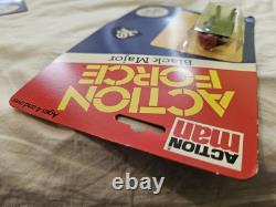 Action Force G I JOE Vintage Man Palitoy Enemy Black Major Figure MOC