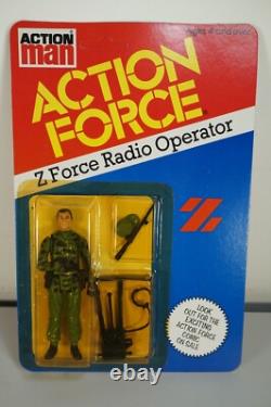 Action Force G I JOE Z-Force Radio Operator Figure Vintage Palitoy 1982 MOC NEW