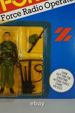 Action Force G I JOE Z-Force Radio Operator Figure Vintage Palitoy 1982 MOC NEW