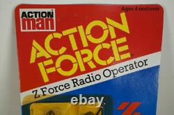 Action Force G I JOE Z-Force Radio Operator Figure Vintage Palitoy 1982 MOC NEW