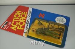 Action Force G I JOE Z-Force Radio Operator Figure Vintage Palitoy 1982 MOC NEW