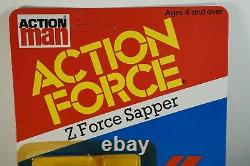 Action Force G I JOE Z-Force Sapper Figure Vintage Palitoy 1982 MOC NEW