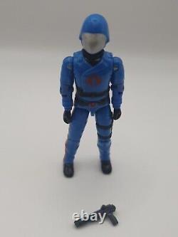 Action Force G. I. Joe Cobra Commander Swivel Arm figure 1983 by Hasbro with Laser