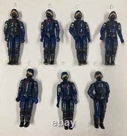 Action Force GI Joe 6 X Cobra Troopers & 1 Officer 82 83 Hasbro. See Info