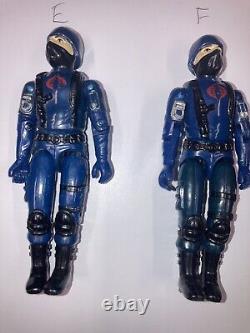 Action Force GI Joe 6 X Cobra Troopers & 1 Officer 82 83 Hasbro. See Info