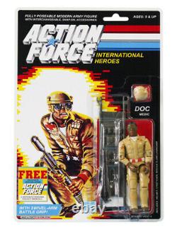 Action Force / GI Joe Doc Medic MOC Carded Custom Sticker Offer