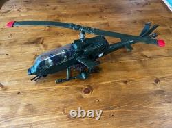 Action Force GI Joe Dragonfly XH-1 Copter pilot Wild Bill with original poster