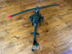 Action Force GI Joe Dragonfly XH-1 Copter pilot Wild Bill with original poster